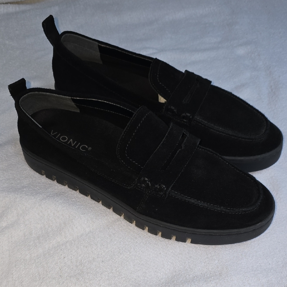 Vionic Women's Classic Black Slip-On Loafers 9.5 - Picture 6 of 10